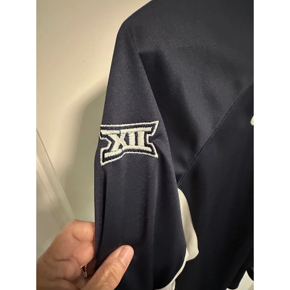 Nike WVU Mountaineers Men's‎ Medium Navy Dri-FIT Quarter Zip Pullover Big 12